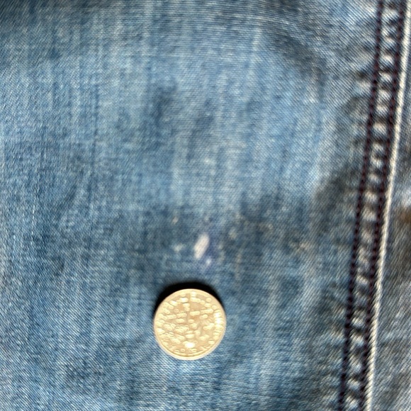 Burberry denim button down - Picture 8 of 8
